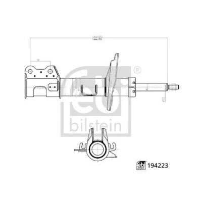 Imagem de FEBI BILSTEIN 194223 Amortecedor FIAT: Doblo II Van / Carrinha