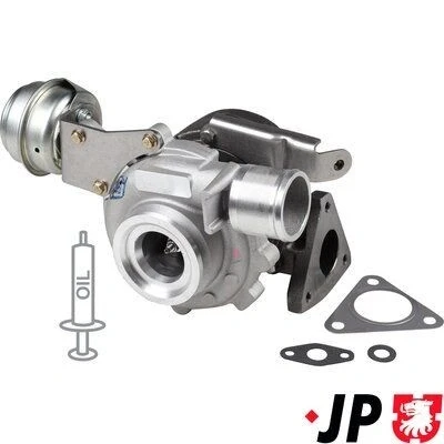 Imagem de JP GROUP 4717400100 Turbocompressor accionado pelos gases de escape incl. Kit juntas