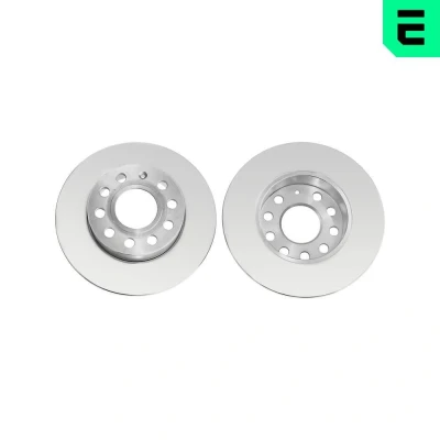 Imagem de OPTIMAL Disco de travão Eixo traseiro 256mm 12mm 5/10 cheio revestido BS 7519C 1K0615601AC,1K0615601AJ,1K0615601L,JZW698601AB Discos