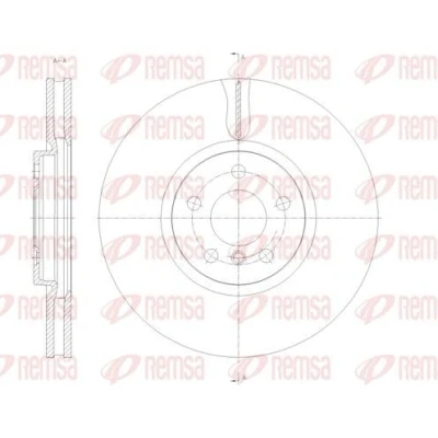 Imagem de REMSA Disco de travão MINI: Hatchback, Countryman, Clubman Eixo dianteiro 335, 335mm 30mm 5 112mm ventilado 61789.10 Discos