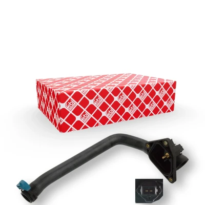 Imagem de FEBI BILSTEIN 104270 Mangueira de Radiador EPDM (borracha etileno propileno dieno) com sensor, flange BMW: 1 Hatchback, 3 Sedan