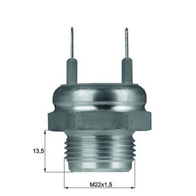 Imagem de MAHLE ORIGINAL TSW 6D Interruptor de temperatura, ventilador do radiador M22x1.5 com junta