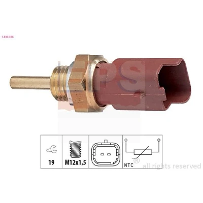 Imagem de EPS 1.830.326 Sensor da Temperatura do Líquido de Refrigeração Made in Italy OE Equivalent FIAT: Punto II Hatchback, Stilo Hatchback
