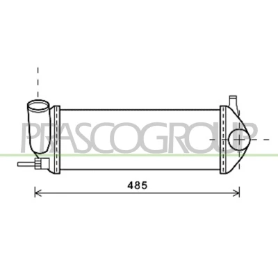 Imagem de PRASCO RN918N001 Intercooler RENAULT: Kangoo II Express