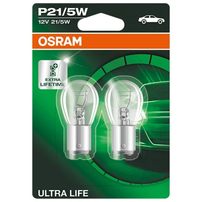 Imagem de OSRAM ULTRA LIFE 7528ULT 02B Lâmpada 12 21/5 P21/5W RENAULT: MEGANE 2 Kombi, GRAND SCENIC 3, 3 Grandtour, SEAT: Ibiza 2,