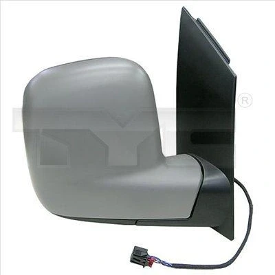 Imagem de Espelho retrovisor Tyc 337 0310 esquerda com subcapa para regulação eléctrica dos espelhos, não esférico, aquecível VOLKSWAGEN: CADDY 4 Kasten