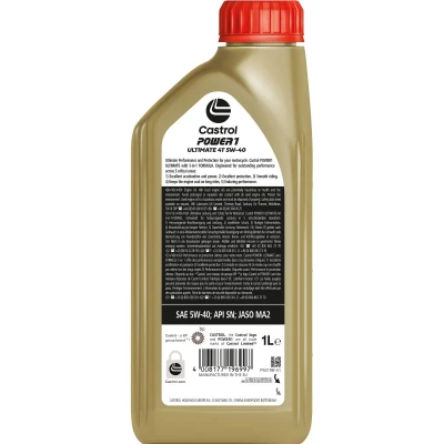 Imagem de Castrol Power 1 Ultimate 4T 5W 40 1l Óleo do motor 15FFA7