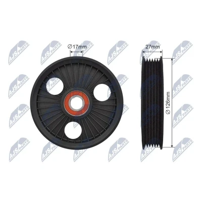 Imagem de NTY RNK CT 048 Polia Tensora PEUGEOT: 307 Hatchback, Carrinha, SW