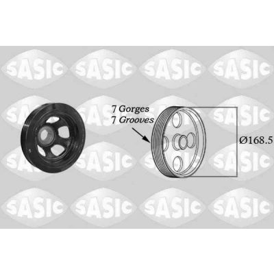 Imagem de SASIC 2156073 Polia da Cambota MERCEDES BENZ: Classe E Sedan, C T modell, Sedan