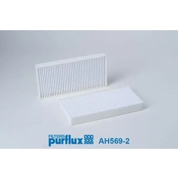 Imagem de PURFLUX AH569 2 Filtro, ar do habitáculo Filtro de pólen 180 91 20 JEEP: GRAND CHEROKEE 3