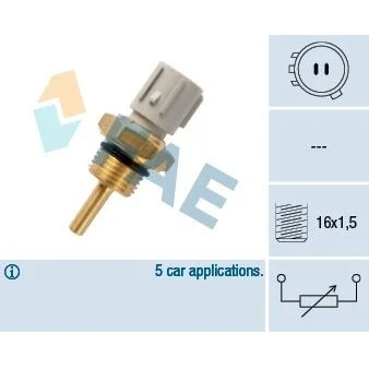 Imagem de FAE 32590 Sensor da Temperatura do Líquido de Refrigeração