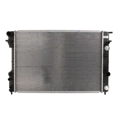 Imagem de NRF 53871 Radiador, arrefecimento do motor Alumínio 653 445 29 com componentes de montagem Aletas refrigeração soldadas