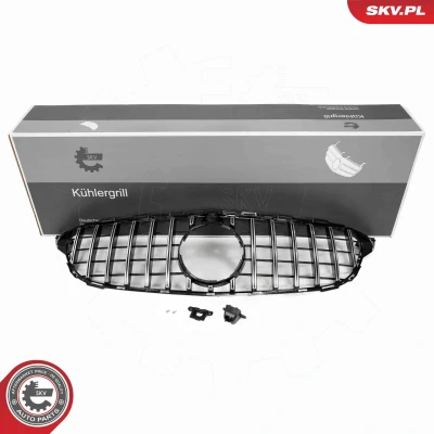 Imagem de ESEN SKV 66SKV527 Grelha de Radiador prateado com câmara MERCEDES BENZ: Classe C T modell, Coupe