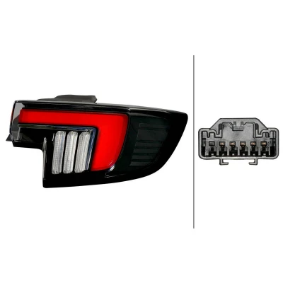 Imagem de HELLA 2SK 014 994 121 Farolim à direita parte exterior LED 12
