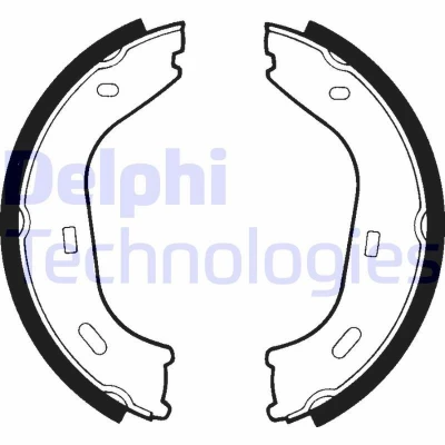 Imagem de Conjunto de sapatas travão, travão estacionamento DELPHI LS1372