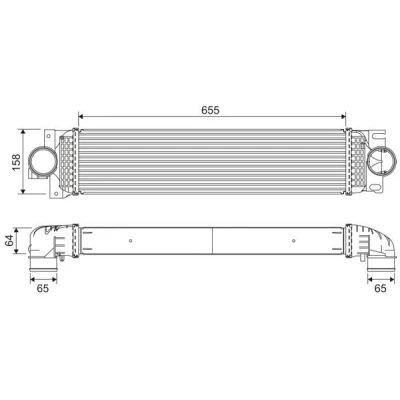 Imagem de VALEO 818687 Intercooler Alumínio sem sensor