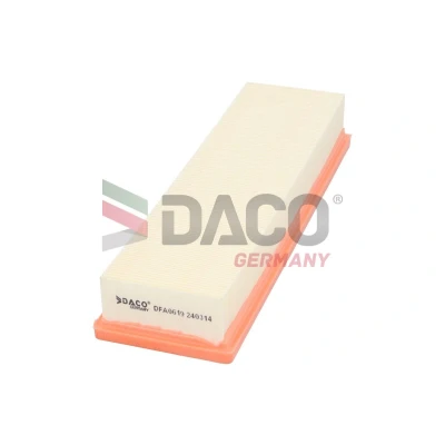 Imagem de DACO Germany DFA0619 Filtro de ar 49mm 102mm 354mm Cartucho filtrante PEUGEOT: 206 Hatchback, 307 SW, CITROËN: C4 Coupe, I Hatchback