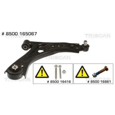 Imagem de TRISCAN 8500 165067 Braço de suspensão com articulação suspensão/guia, apoio borracha transversal 21, 17,9