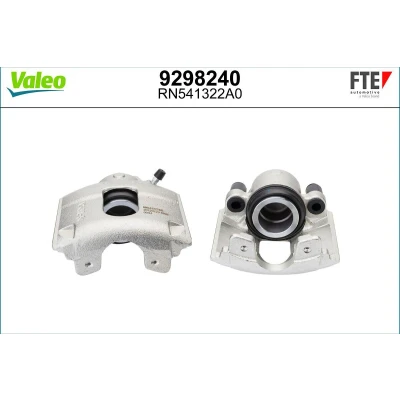 Imagem de FTE 9298240 Pinça de travão cinzento Ferro fundido Eixo dianteiro, lado esquerdo sem suporte FORD: Fiesta Mk4