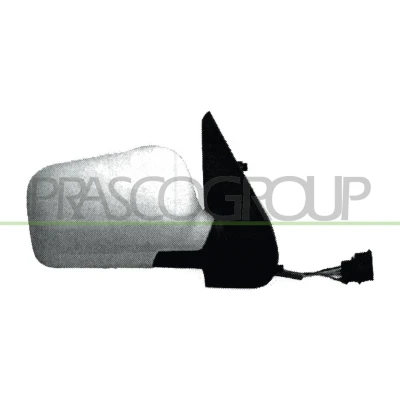Imagem de Espelho retrovisor Prasco VG0167133 à direita com subcapa manual ajustável pelo interior, ajuste: por cabo de aço VOLKSWAGEN: Polo III Hatchback