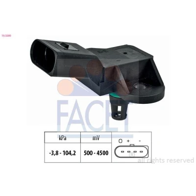 Imagem de FACET 10.3280 Sensor de pressão, servo freio