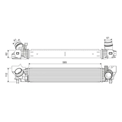 Imagem de VALEO 822924 Intercooler Alumínio sem sensor MINI: Hatchback