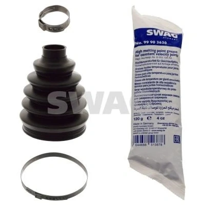 Imagem de SWAG 82 10 1859 Fole de Transmissão Eixo dianteiro, lado esquerdo, do da roda, direito Termoplástico NISSAN: Qashqai 2