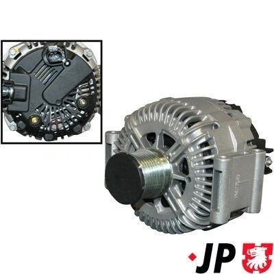 Imagem de JP GROUP 1390104600 Alternador 14V 180A MERCEDES BENZ: Classe C T modell, Sedan, Sprinter 3.5 Van, JEEP: Commander