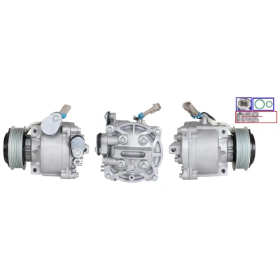 Imagem de DRI 700511068 Compressor PAG 46 YF R 134a, 1234yf com juntas