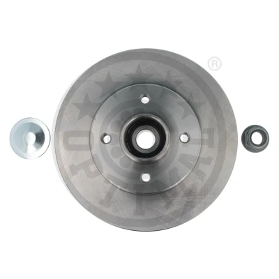Imagem de OPTIMAL 702352BS2 Disco de travão 238 8 4/4 100 cheio revestido com o rolamento da roda integrado, sensor do ABS integrado RENAULT: CLIO 2