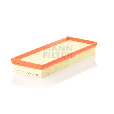Imagem de MANN FILTER C 36 007 KIT filtro de ar 44 136 351 Cartucho filtrante com adicional para o respiro do cárter da cambota PEUGEOT: 208 II Hatchback