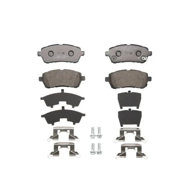 Imagem de BRECK 24283 00 702 10 Jogo de pastilhas para travão disco com avisador sonoro desgaste FORD: Fiesta 6, 6 Van, Mk6 Sedan