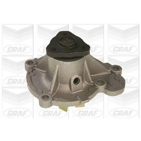 Imagem de GRAF PA537 Bomba de água sem junta mecânico Chapa aço para accionamento da correia trapezoidal estriada NISSAN: MICRA 2