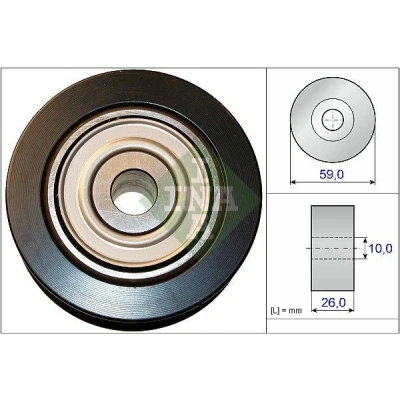 Imagem de INA 532 0737 10 Polia de Desvio MITSUBISHI: ASX SUV