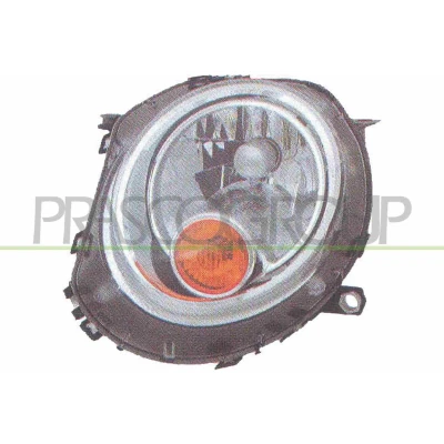 Imagem de PRASCO MN3084804 Farol Principal esquerda H4 amarelo para circulação pela direita MINI: Hatchback, Clubman