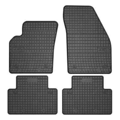 Imagem de FROGUM 0940 Conjunto de tapete chão Borracha à frente e atrás 4 preto medida VOLVO: V50, S40 II, C30