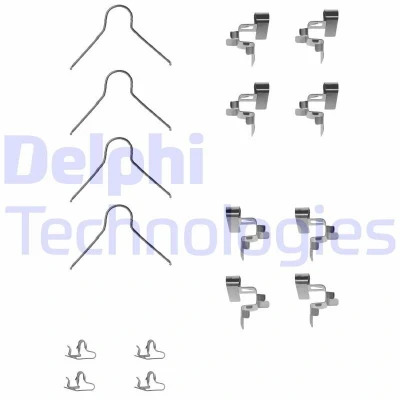 Imagem de DELPHI LX0062 Kit de acessórios, pastilhas travão TOYOTA: Celica V Coupe, Starlet IV Hatchback, Previa / Estima I