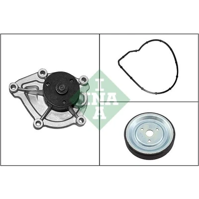 Imagem de INA 538 0466 30 Bomba de água com polia junta 125 para accionamento da correia trapezoidal estriada PEUGEOT: 308 II Hatchback, SW 2