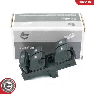Imagem de ESEN SKV 37SKV467 Interruptor, elevadores dos vidros do lado condutor SKODA: Octavia 3 Combi