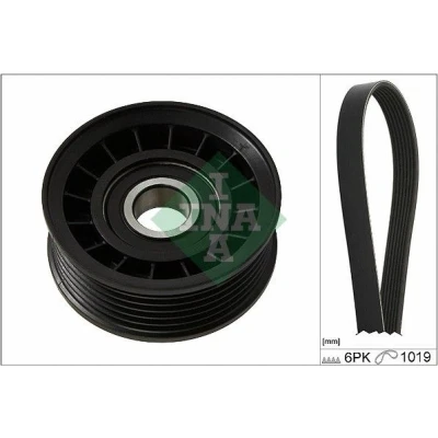 Imagem de INA 529 0232 10 Jogo de correias trapezoidais estriadas FORD: FIESTA 6, 6 Van, C Max 2