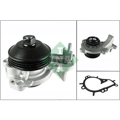 Imagem de INA 538 0147 10 Bomba de água com junta para accionamento da correia trapezoidal estriada PEUGEOT: 308 II Hatchback, 208 I 2008 Carrinha