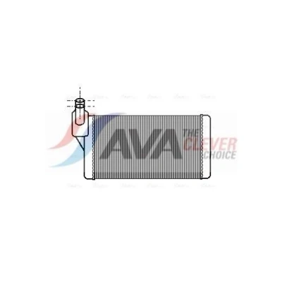 Imagem de Permutador de calor, aquecimento do habitáculo AVA QUALITY COOLING VN6097
