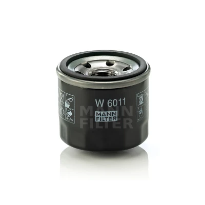 Imagem de MANN FILTER W 6011 Filtro de óleo M 20 X 1.5 com uma válvula retenção aparafusado SMART: Fortwo II Coupe, Cabrio