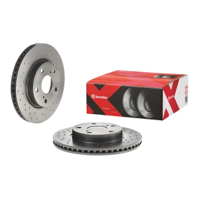 Imagem de BREMBO 09.A864.1X Disco de travão 275 22 5 perfurado/ventilado revestido alto carbono TOYOTA: Auris Hatchback, Corolla X Sedan, XI Sedan