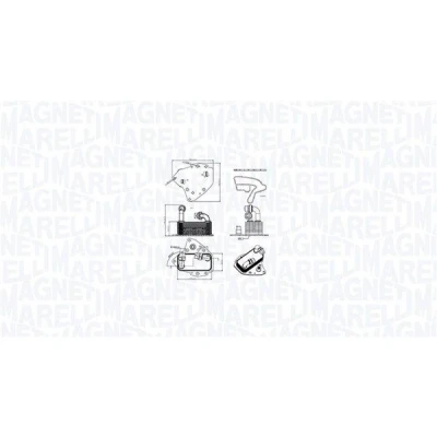 Imagem de MAGNETI MARELLI 350300000600 Radiador de Óleo OPEL: Insignia A Sedan, Astra J GTC, Van / Carrinha, FIAT: BRAVO 2, SAAB: 9 3 Cabrio