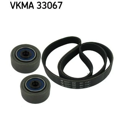 Imagem de SKF VKMA 33067 Jogo de correias trapezoidais estriadas PEUGEOT: 307 Hatchback, SW, CC