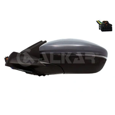 Imagem de Espelho retrovisor Alkar 6139312 esquerda com subcapa elétrico aquecível, convexo