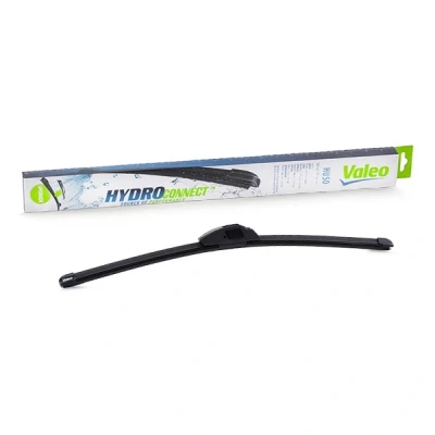 Imagem de Escova do limpa vidros Valeo Hydroconnect 578574 500mm à frente Sem armação Fixação por ganchos BMW: 3 Touring, Sedan, CITROËN: Jumpy II MPV