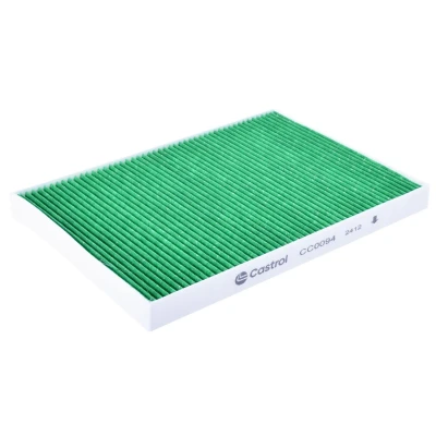 Imagem de Castrol filters CC0094 Filtro, ar do habitáculo Filtro de partículas, Com efeito antibacteriano 249mm 186mm 20mm KIA: cee‘d I Carrinha