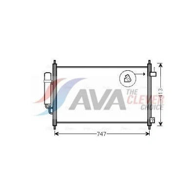 Imagem de PRASCO HD5233D Condensador com secador 15,5 10,2 Alumínio 746 R 134a